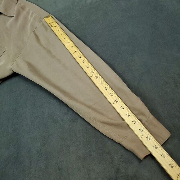 Bruno Sueded Men’s Shirt Mens XL Long Sleeve Button-Up Brown - Picture 11 of 14